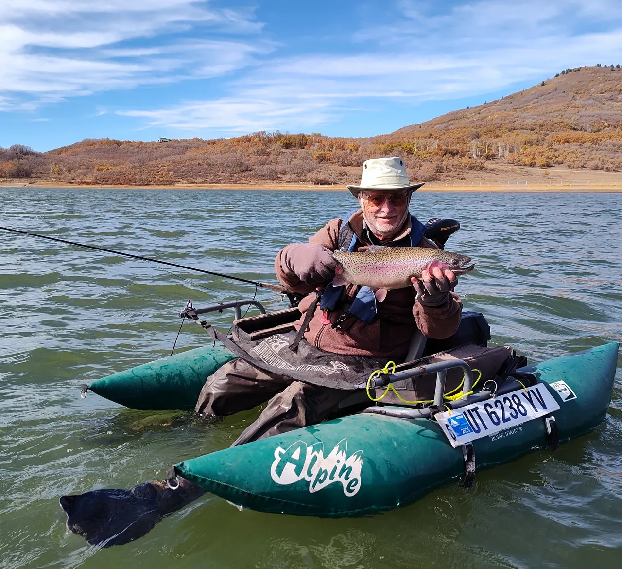 The fishing is great as the weather cools!